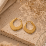 Nyra Gold Hoops thumbnail