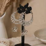Moonlight Crystal Hoops thumbnail